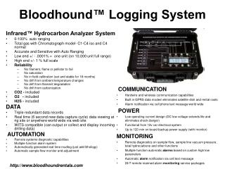 Bloodhound™ Logging System