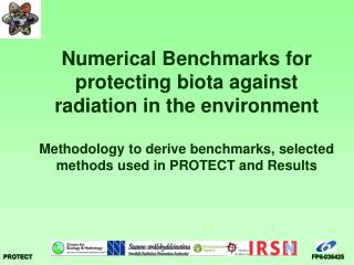 Methods to derive benchmarks (reminder)