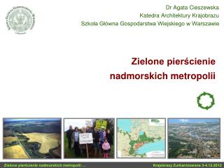 Zielone pierścienie nadmorskich metropolii