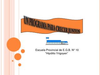 UN PROGRAMA PARA CRECER JUNTOS