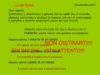 Ciao ragazzi, Quest’anno ci divertiremo a giocare con la realtà che ci circonda.