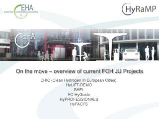 On the move – overview of current FCH JU Projects