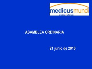 ASAMBLEA ORDINARIA