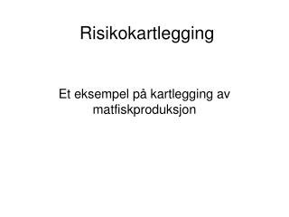 Risikokartlegging