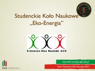 Studenckie Koło Naukowe „Eko-Energia”