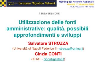 Utilizzazione delle fonti amministrative: qualità, possibili approfondimenti e sviluppi