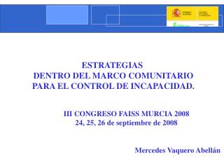 ESTRATEGIAS DENTRO DEL MARCO COMUNITARIO PARA EL CONTROL DE INCAPACIDAD.