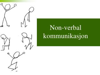 Non-verbal kommunikasjon