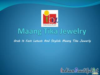 Designer Maang Tika Jewelry