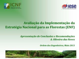 Avaliação da Implementação da Estratégia Nacional para as Florestas (ENF)