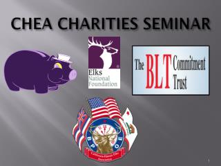 CHEA CHARITIES SEMINAR