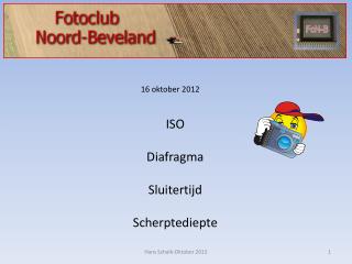 16 oktober 2012 ISO Diafragma
