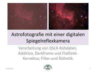 Astrofotografie mit einer digitalen Spiegelreflexkamera