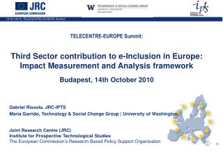 TELECENTRE-EUROPE Summit: