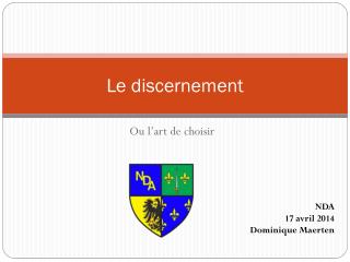 Le discernement