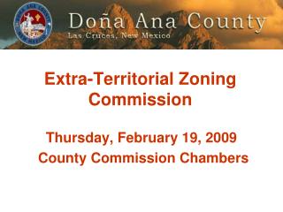 Extra-Territorial Zoning Commission