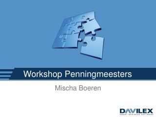 Workshop Penningmeesters