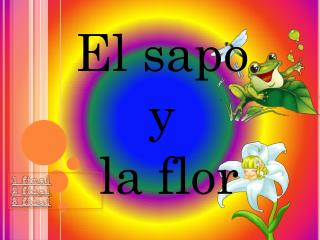 El sapo y la flor