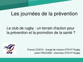 Les journées de la prévention