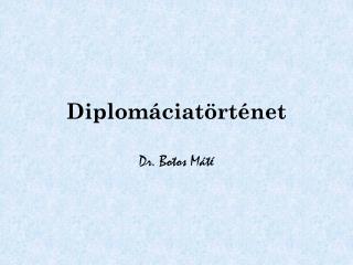 Diplomáciatörténet