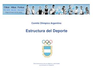 Estructura del Deporte