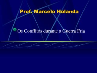 Prof. Marcelo Holanda