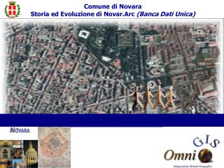 La costruzione del sistema informativo comunale e il progetto Novar.Arc