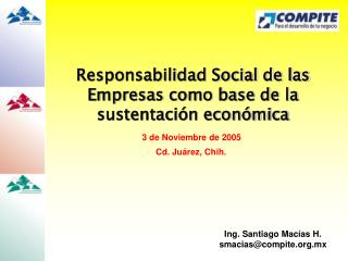 Responsabilidad Social de las Empresas como base de la sustentación económica