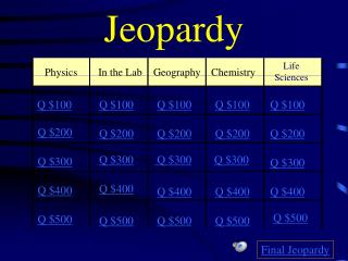 Jeopardy