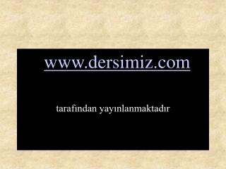 dersimiz tarafından yayınlanmaktadır