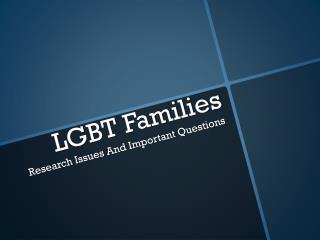 LGBT Families