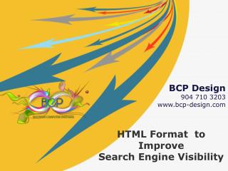 HTML Format to Improve Search Engine Visibility