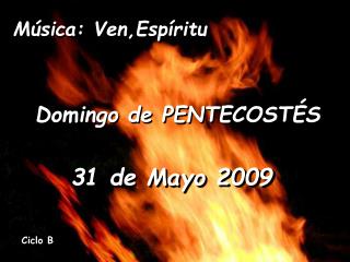 31 de Mayo 2009