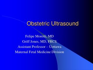 Obstetric Ultrasound