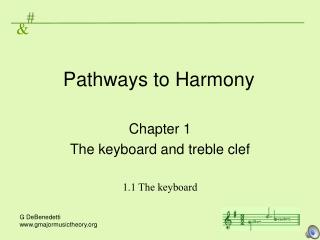 Pathways to Harmony