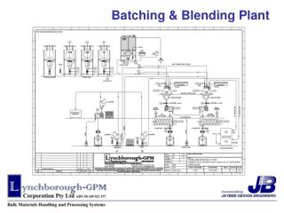 Batching &amp; Blending Plant