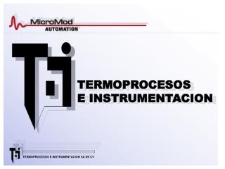 TERMOPROCESOS E INSTRUMENTACION