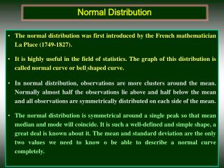 Normal Distribution