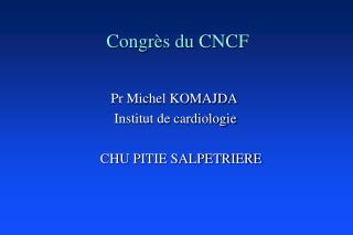 Congrès du CNCF