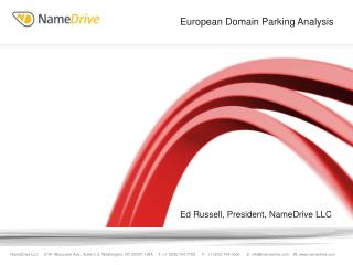 Ed Russell, President, NameDrive LLC