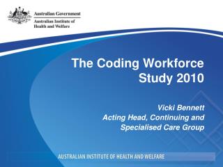 The Coding Workforce Study 2010