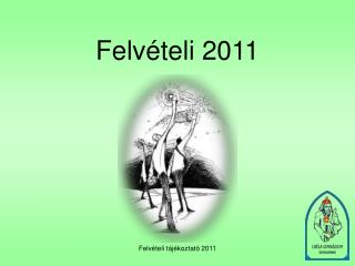 Felvételi 2011