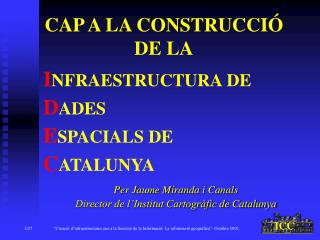 CAP A LA CONSTRUCCIÓ DE LA