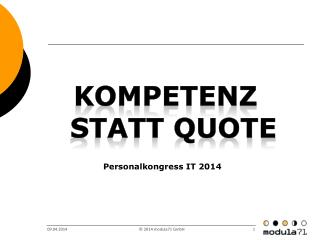 Kompetenz statt Quote