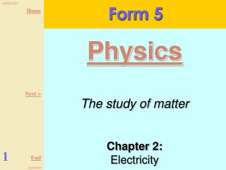 Chapter 2: Electricity