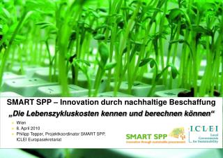 SMART SPP – Innovation durch nachhaltige Beschaffung