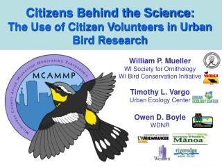 Citizens Behind the Science: The Use of Citizen Volunteers in Urban Bird Research