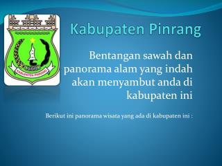 Kabupaten Pinrang
