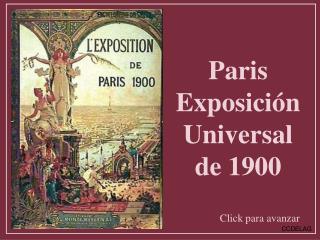 Paris Exposición Universal de 1900