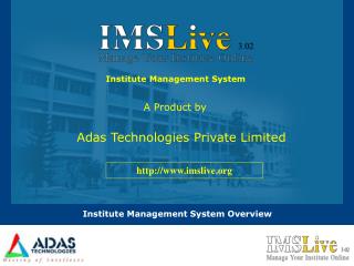 Institute Management System Overview